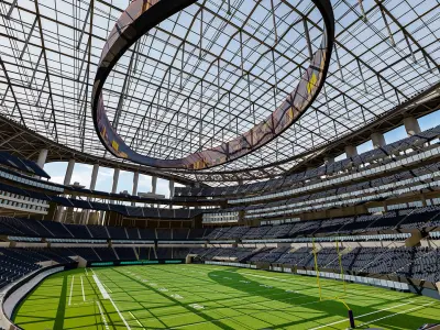 SoFi Stadium California USA  Low-poly 3D model