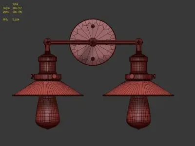  Sconce 9 Loft Design 3D model