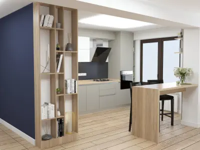 KITCHEN and CLOSET 3D model