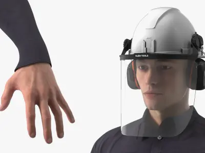  Construction Safety Workwear with Helmet 