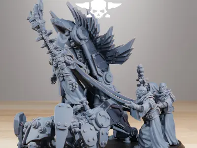 Scavenger Priest 3D print model