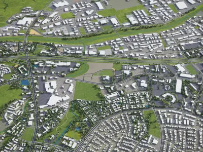 Temecula  Low-poly 3D model