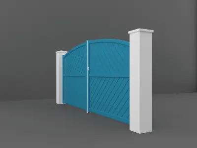 Outdoor Gate  3D model