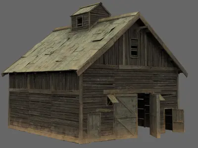Barn 02 3D model