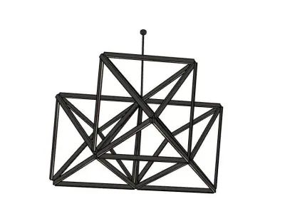 Triple X Chandelier by Stickbulb 3D model