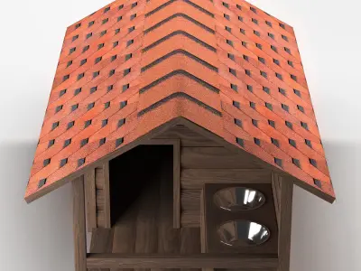 Dog house 3D model