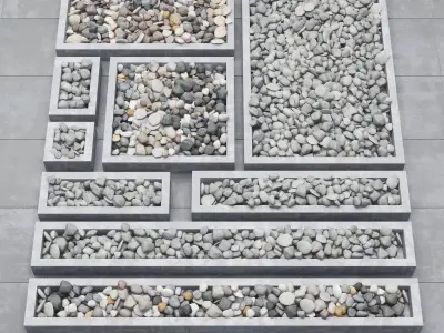 Pebble fundament collection 3D model