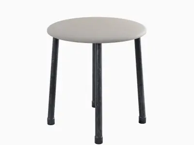 Steel Stool E 05 3D model