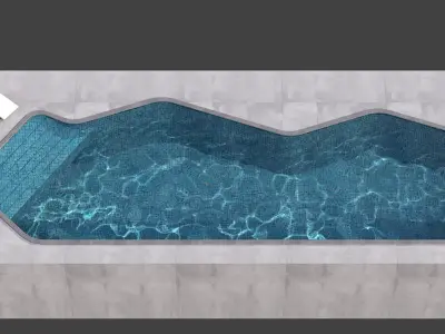 SWIMMING POOL NO105 A 3D model