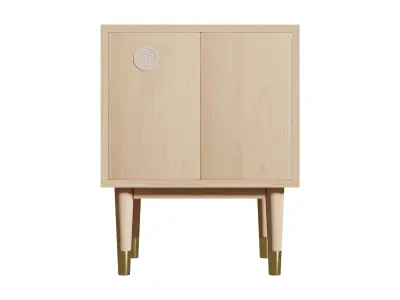 Ambrose Bedside Table Low-poly 3D model