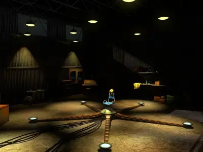 Sci fi Storage Room 3D model