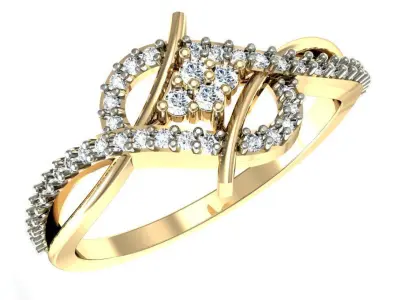 Diamond Rings 3DM Files 3D print model
