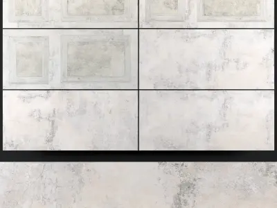 ABK Ghost Boiserie Ivory 1200x2700 3D model