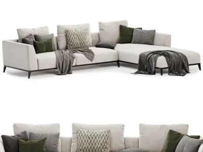 OLIVIER sectional Sofa 3D model