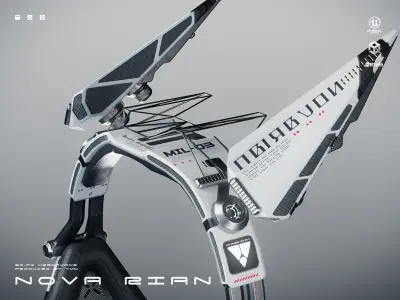 Novarian PB Support available in 2colors Low-poly 3D model