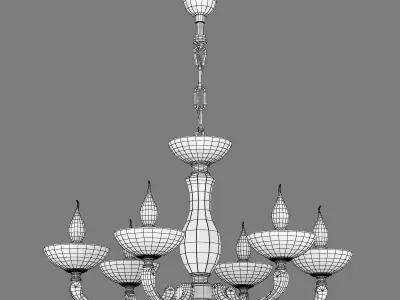 697062 Barcato Osgona Chandelier 3D model