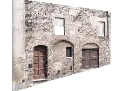 3D Scanned Italian Facade 003 3D model