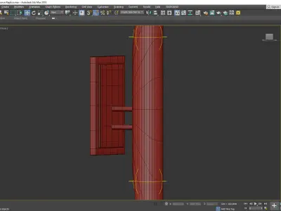 Redford Sconce Low-poly 3D model