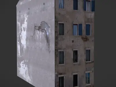 Old Building 924 Low-poly 3D model