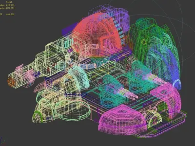 Spaceship - Guardian Fortress 05 3D model