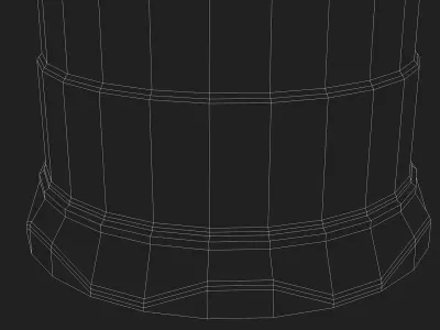 Traffic Barrels 3D model