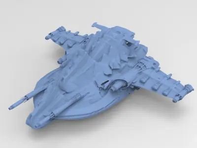 Heman Eternia inspired Ship 3D model