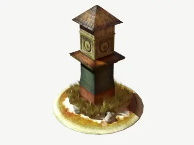 Clock Tower 3D model