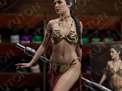 Princess Leia 3D print model