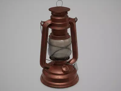 Old Lantern Low-poly 3D model buy