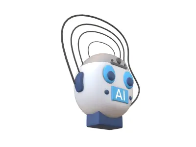 AI Hallucination Icon V1 001 Low-poly 3D model
