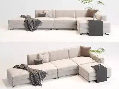 modern sofa chair  3D model