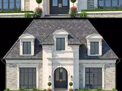 House Facade 9 3D model