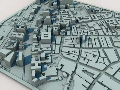 Liverpool City England United Kingdom 3D print model