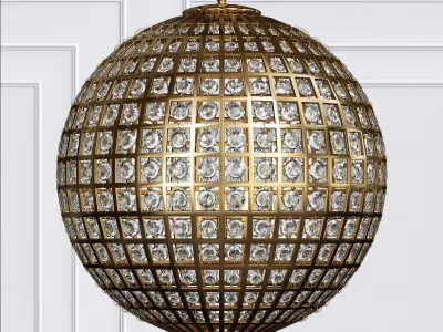 AERIN Renwick Large Sphere Chandelier 3D model