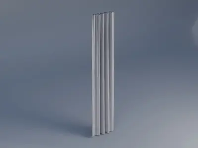 Curtains Low-poly Low-poly 3D model