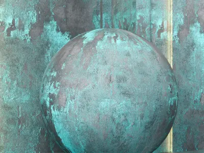 4K Concrete Wall and Floor Textures - PBR - Ethnic Patina Texture