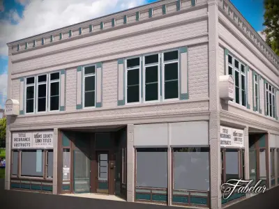 Building 04 Low-poly 3D model