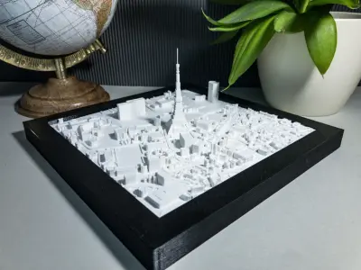 Tokyo Tower - Japan 3D print model purchase