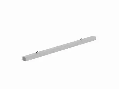 Concrete Slab Low-poly 3D model purchase