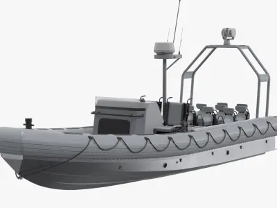  Coastal Patrol RIB Light Gray 