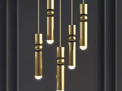 Fulcrum Light Gold Lee Broom 3D model