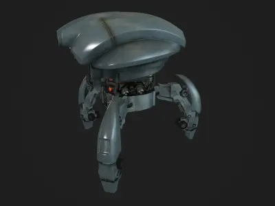 Droid low-poly star wars robot Low-poly 3D model