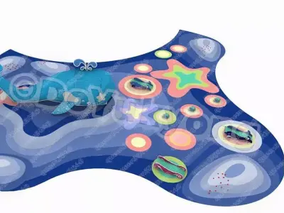 Whale  Playground 3D model