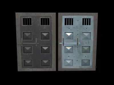 Jail Door 3D model