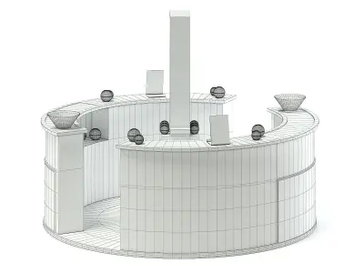 Cosmetic Stall 3D Model 3D model