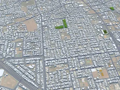 Hail Saudi Arabia Low-poly 3D model