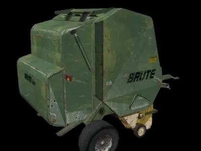 Rural Bundle - 18 Models Low-poly 3D model