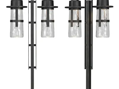 Balthus outdoor dual light  3D model