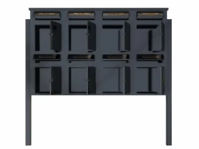 The big mailbox Low-poly 3D model