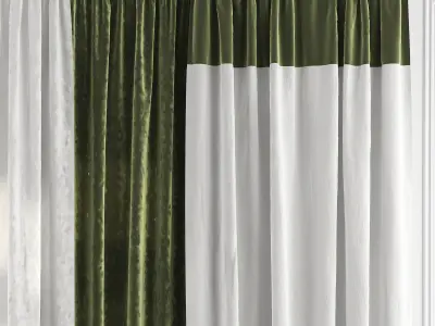 Curtain Set 21 3D model